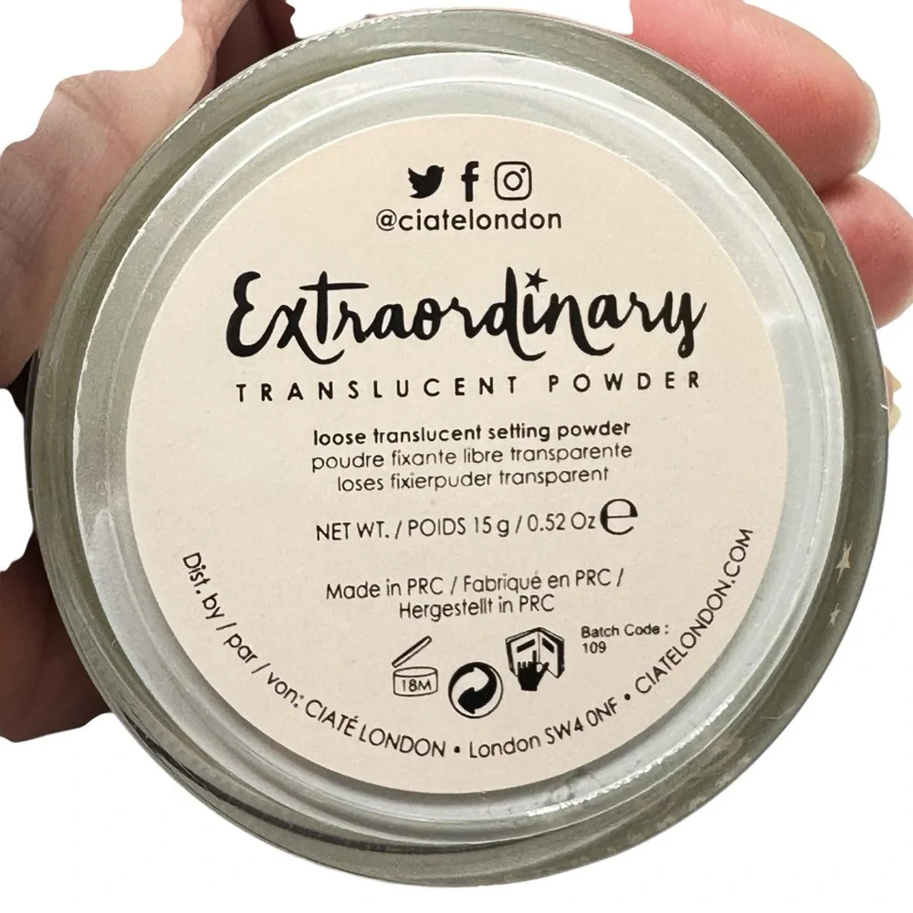 Ciaté London Extraordinary Translucent Setting Powder 0.52 oz NEW